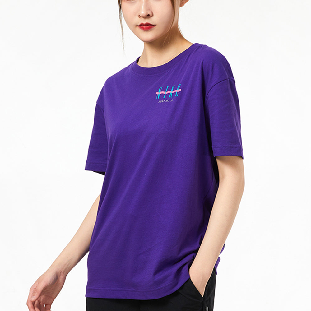 (WMNS) Nike Nsw Tee Boy Vintage Sports Gym Training Breathable Short Sleeve Purple DD1480-547