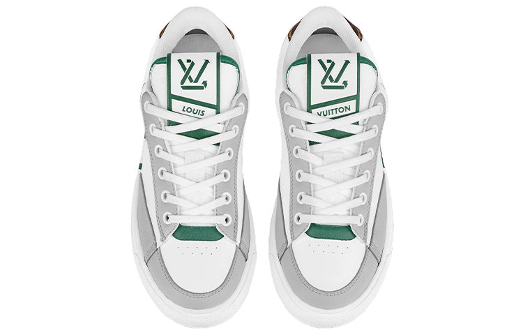 (WMNS) LOUIS VUITTON LV Charlie Sneakers 'Grey Green' 1A9S3O