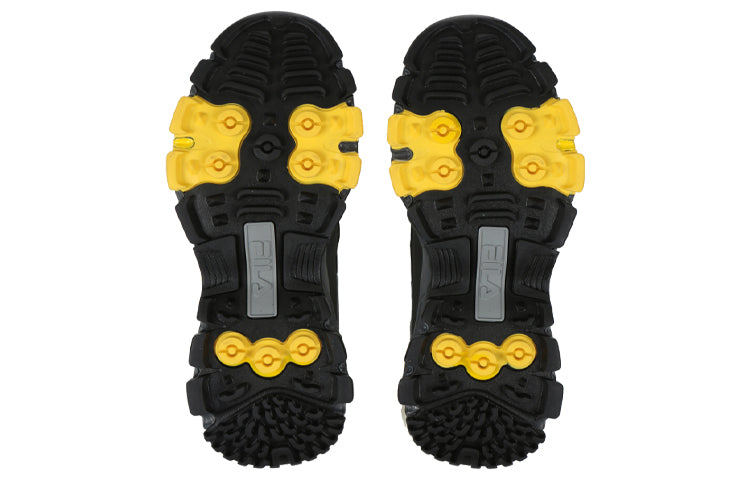 FILA Raid Row Running Shoes White/Black/Yellow 1JM01262_978