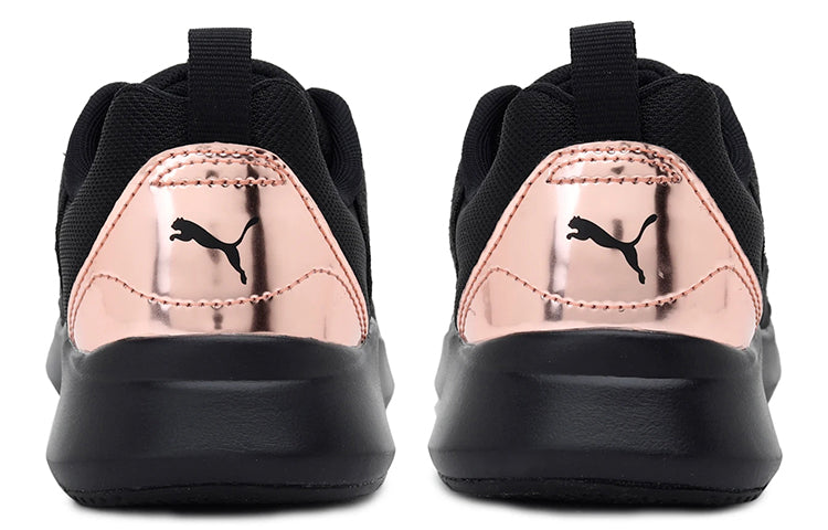 (WMNS) PUMA Wired Metallic SoftFoam 'Black Pink' 374624-01