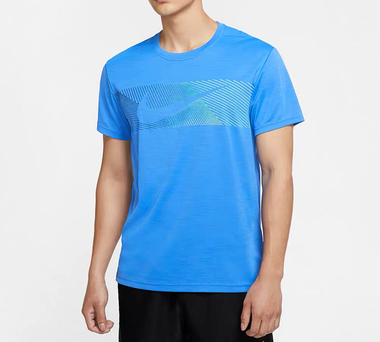 Nike Dri-Fit Superset Printing Short Sleeve Blue CT3534-402