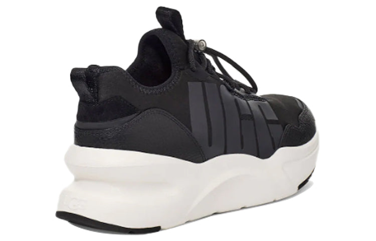 (WMNS) UGG La Daze Sports Shoe Black White 1114494-BLK