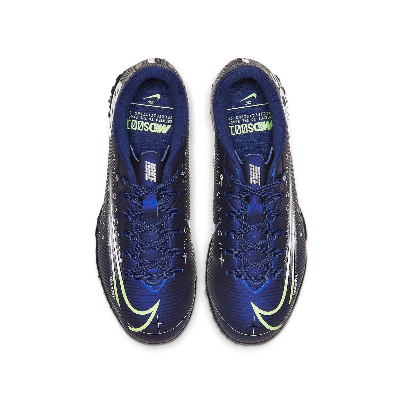 (GS) Nike Mercurial Vapor 13 Academy Mds TF Turf 'Blue Black' CJ1178-401