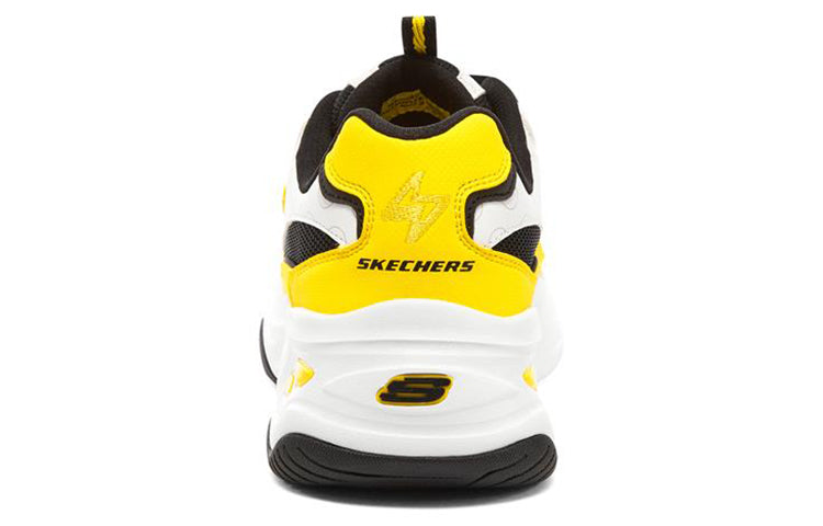 (WMNS) Skechers D'Lites 4.0 'White Yellow' 800004-WYL
