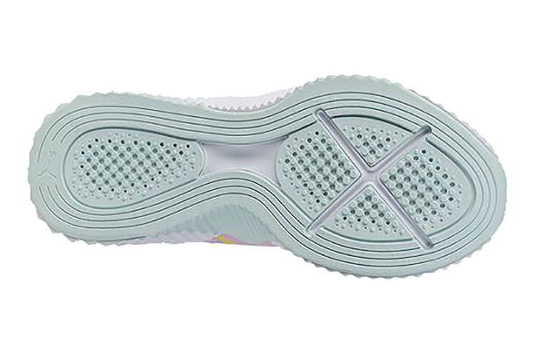 (GS) PUMA Defy Low Top Running Shoes Pink/White 191557-05