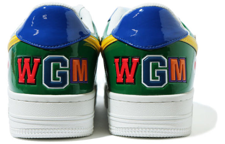 A Bathing Ape Bape sta Low M2 'Green Shark Face' 1G30-191-002GRN