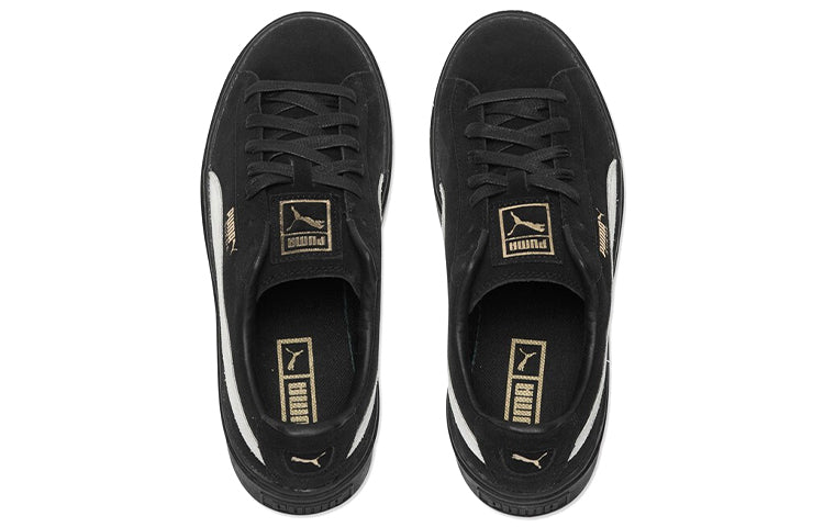 (WMNS) PUMA Suede Skate shoes 'Black White' 364718-03