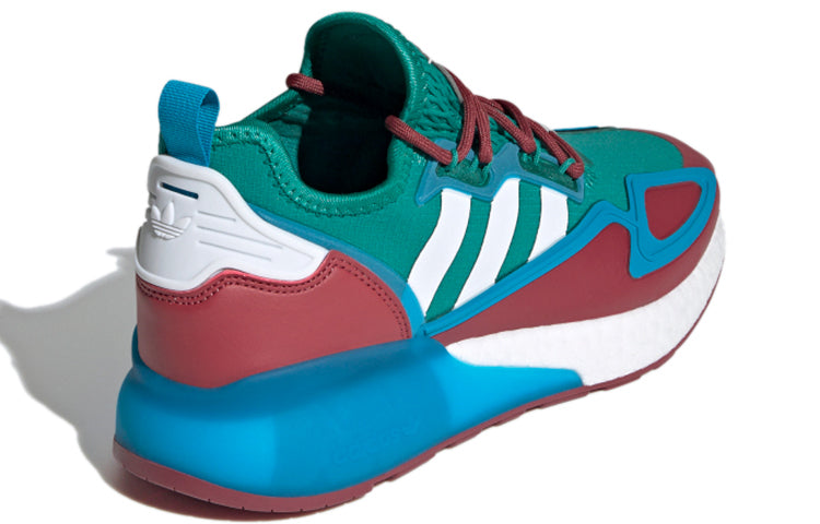 (WMNS) adidas originals ZX 2K Boost 'Blue Green' FZ0219
