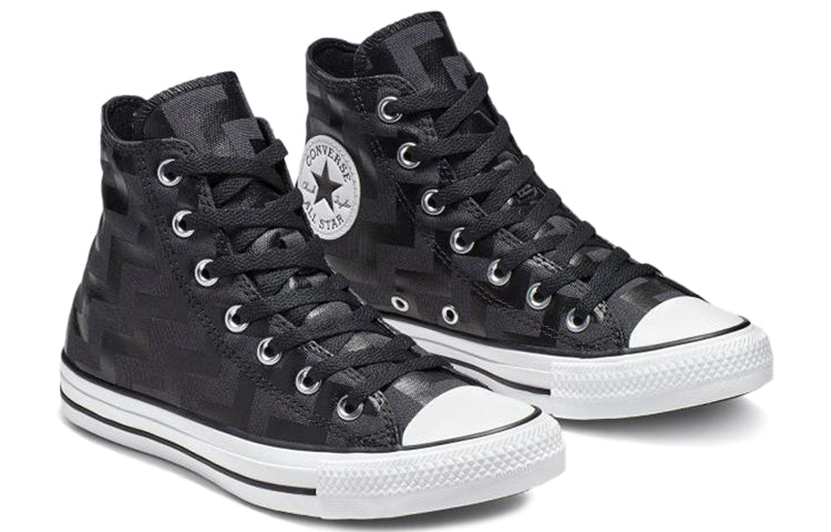 (WMNS) Converse Chuck Taylor All Star Wave Pattern Black 565212F