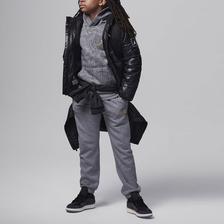 (GS) Air Jordan Take Flight B&G Pants 'Grey' 95C801-GEH