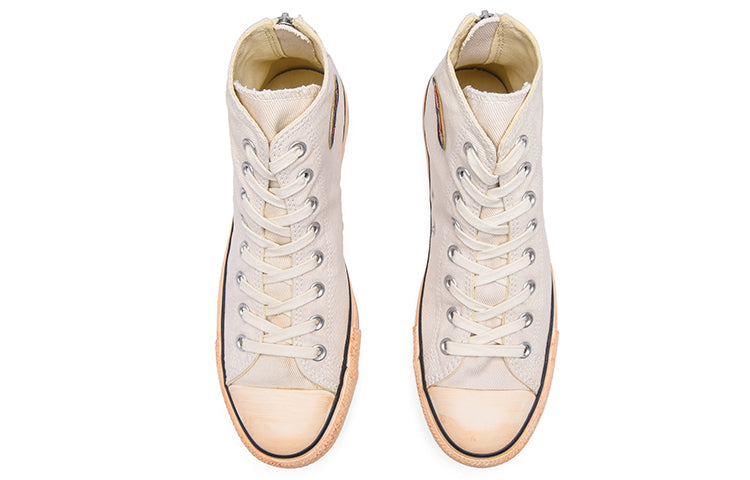 Converse Chuck Taylor All Star Back Zip Vintage Wash In Turtledove 'White Grey' 144772C