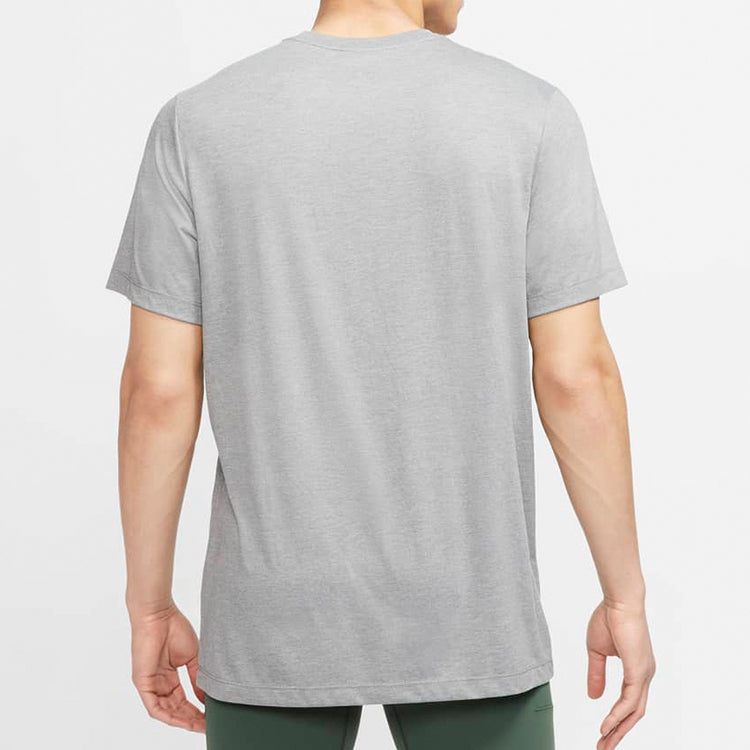 Nike Yoga Dri-FIT Quick Dry Short Sleeve Gray CT6477-068