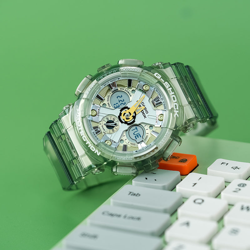 CASIO G-Shock Analog-Digital 'Green' GMA-S120GS-3APR