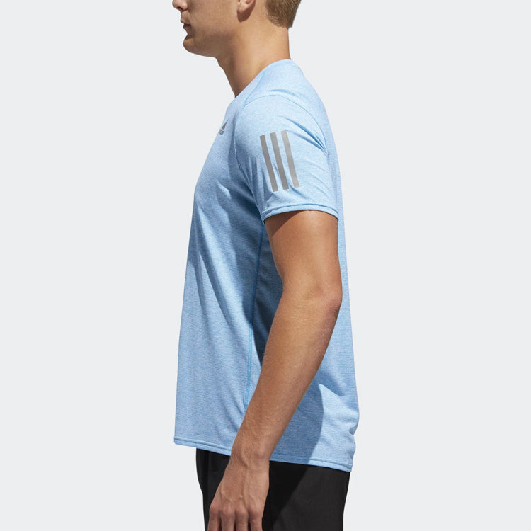 adidas Rs Cooler Ss M Running Sports Short Sleeve Blue DQ2551