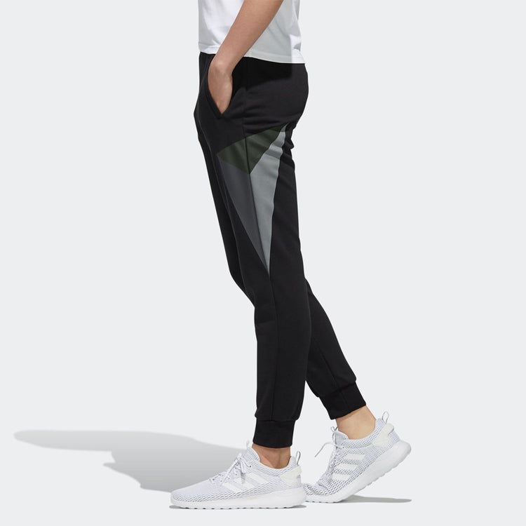 adidas neo Minimalistic Slim Fit Casual Sports Pants Black FQ2009