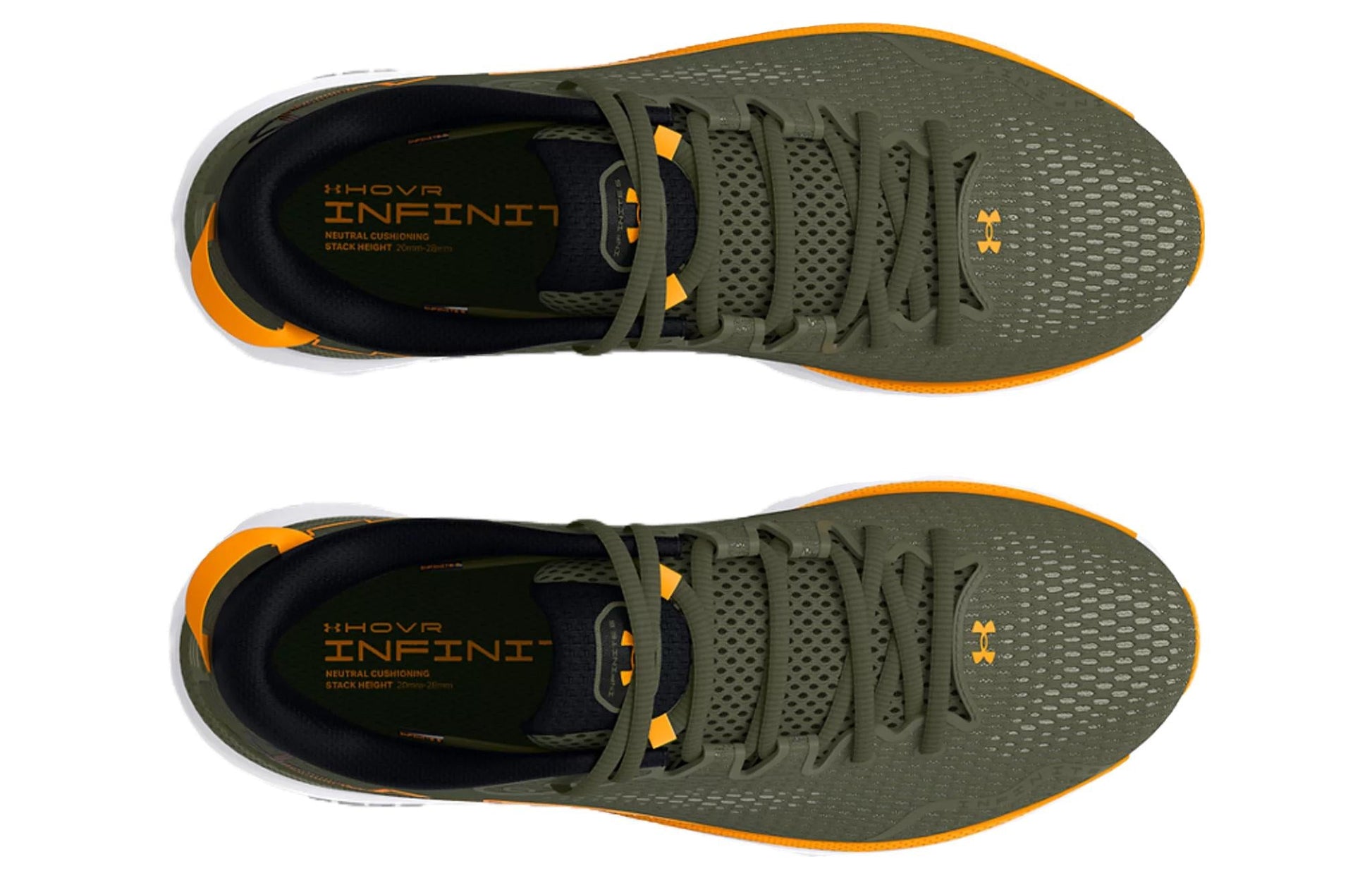 Under Armour HOVR Infinite 5 Running Shoes 'Green Orange' 3026545-302