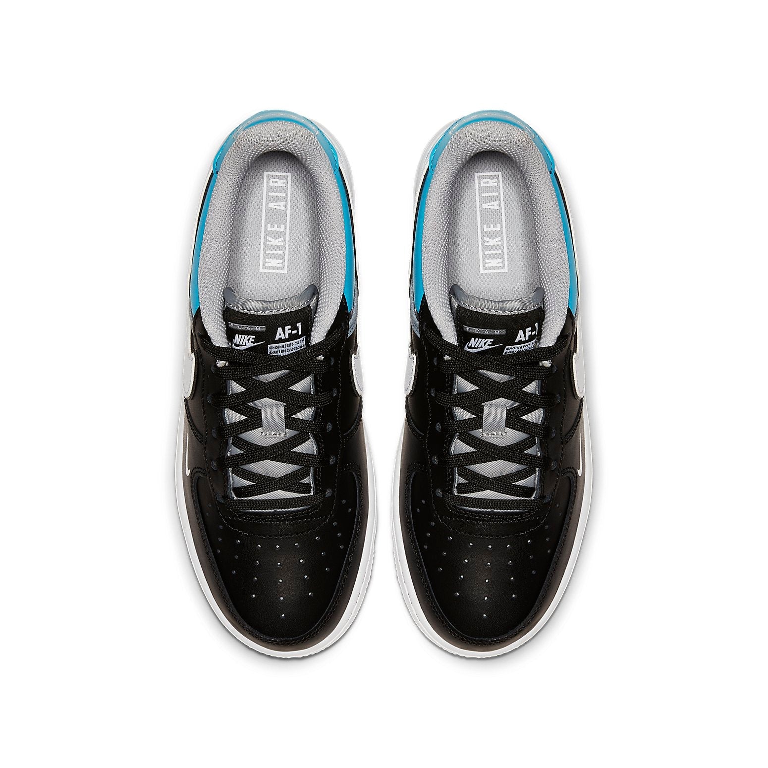 (GS) Nike Air Force 1 LV8 2 'Black Light Current Blue' CI1756-001