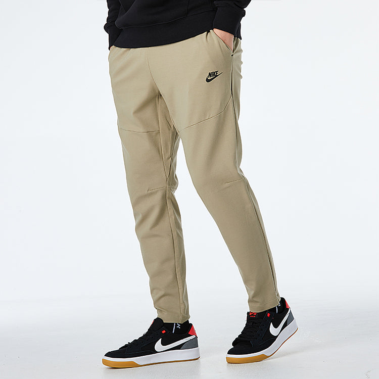 Nike Sportswear Solid Color Woven Sports Pants Khaki CU4482-342
