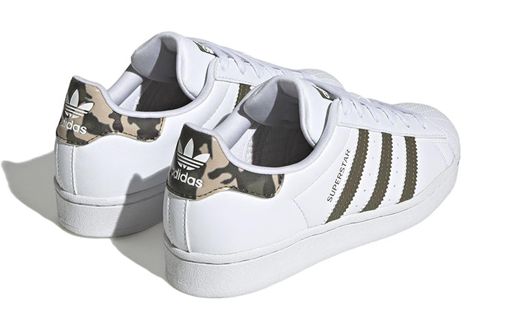 (GS) adidas Superstar'White Camo' HQ4287