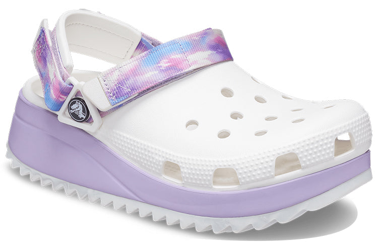 Crocs Classic Casual Unisex White Purple Sandals 'White Purple' 207772-577