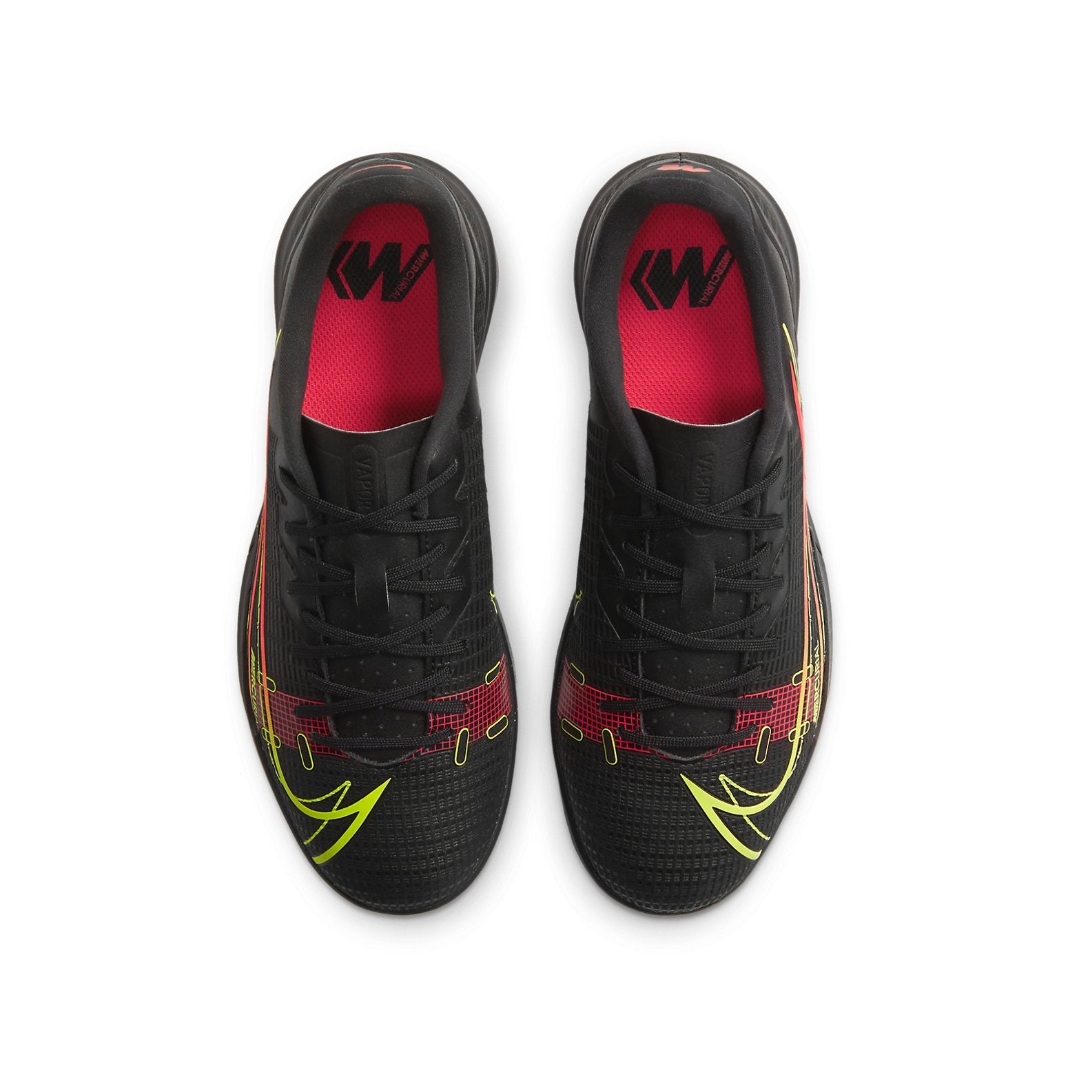 (GS) Nike Mercurial Vapor 14 Academy IC 'Black Yellow Red' CV0815-090
