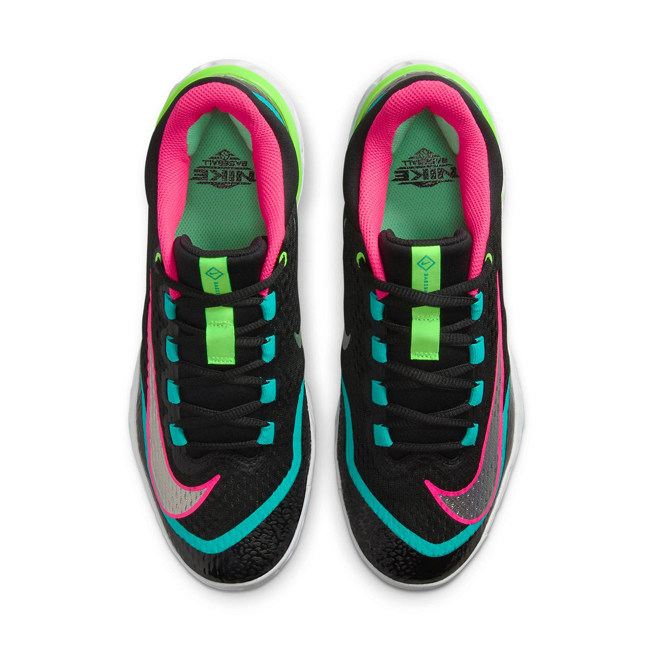 Nike Alpha Huarache Elite 4 Low MCS 'Black Teal Pink' FQ7724-001