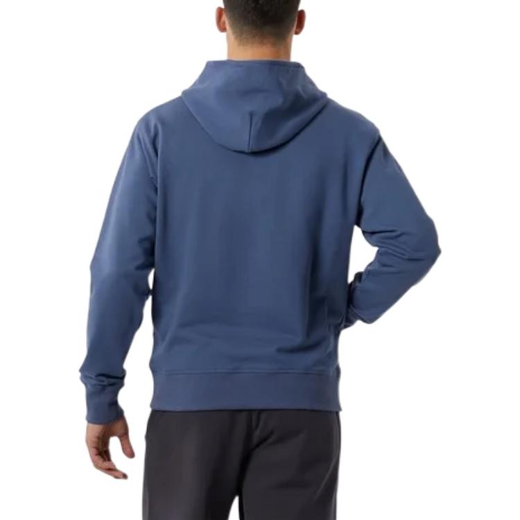 New Balance Athletics Nature State Heavyweight Sweat Pullover Hoodie Asia Sizing 'Blue' AMT23565-VTI