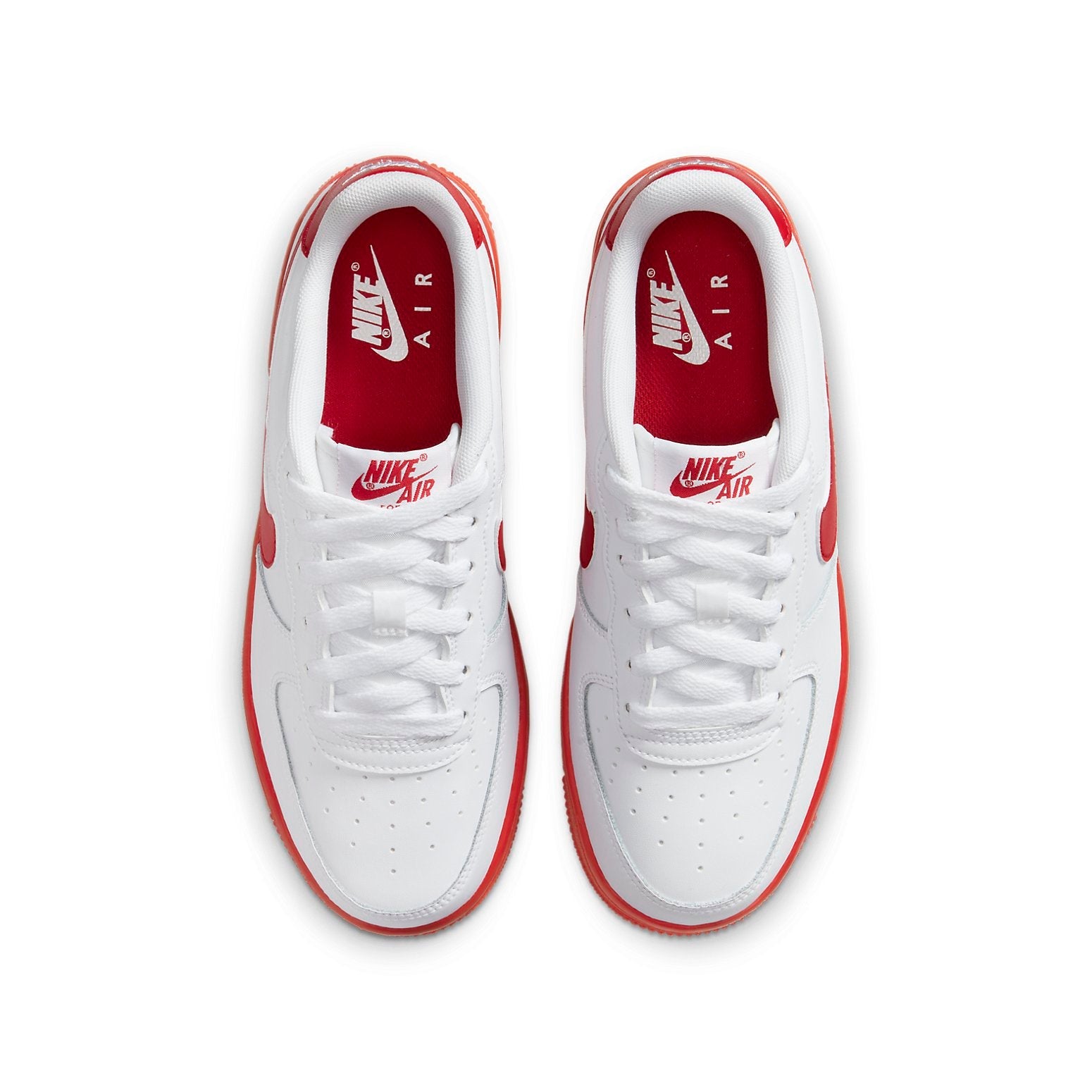 (GS) Nike Air Force 1 'White Red Sole' CV7663-102