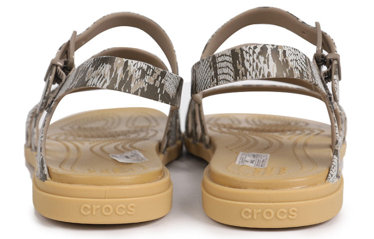 (WMNS) Crocs Minimalistic Mushroom Sandals 'Gray' 206107-15W