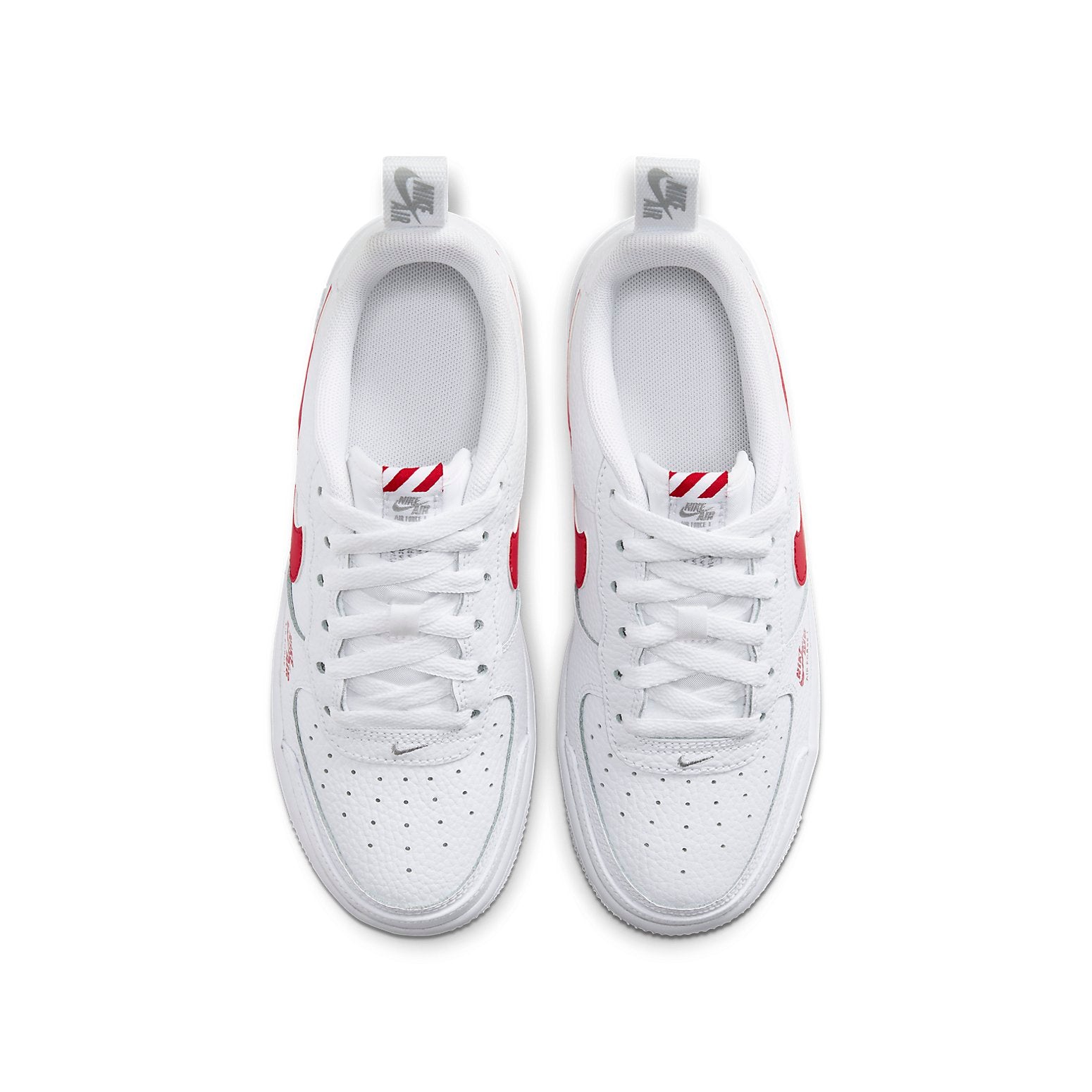(GS) Nike Air Force 1 'White University Red Swoosh' CZ4203-100