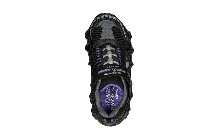 (GS) Skechers Aurus Lights Dino-tracker 'Black' 400112L-BKCC