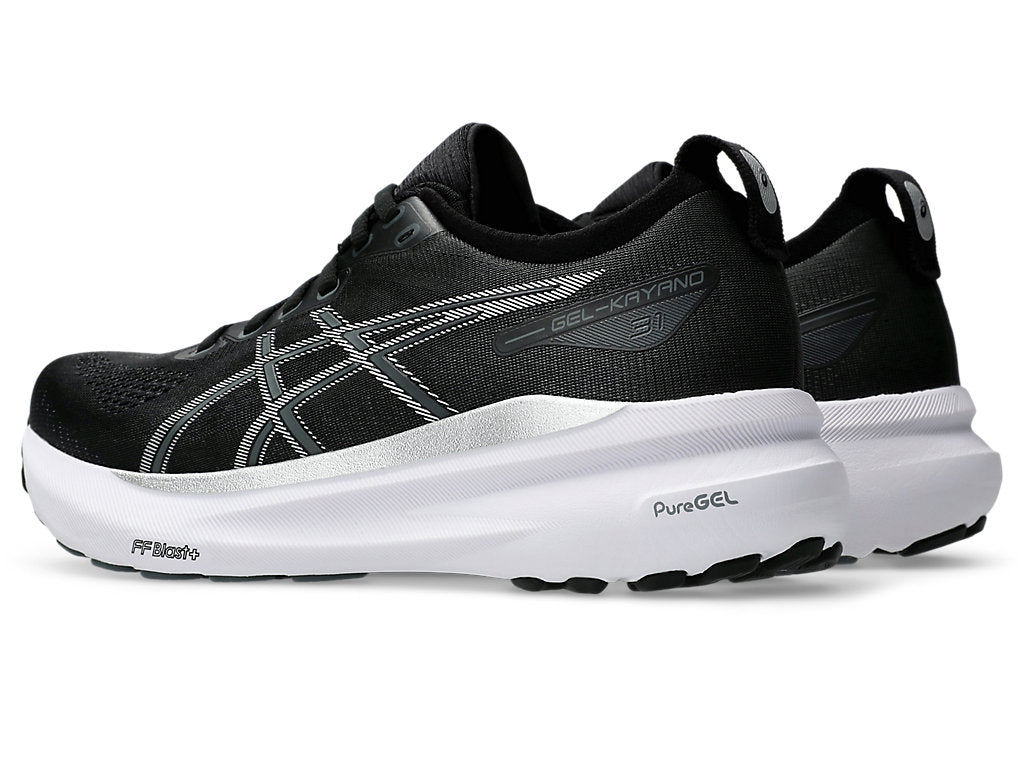 (WMNS) ASICS Gel-Kayano 31 Wide Sneakers 'Black Pure Silver' 1012B671-002