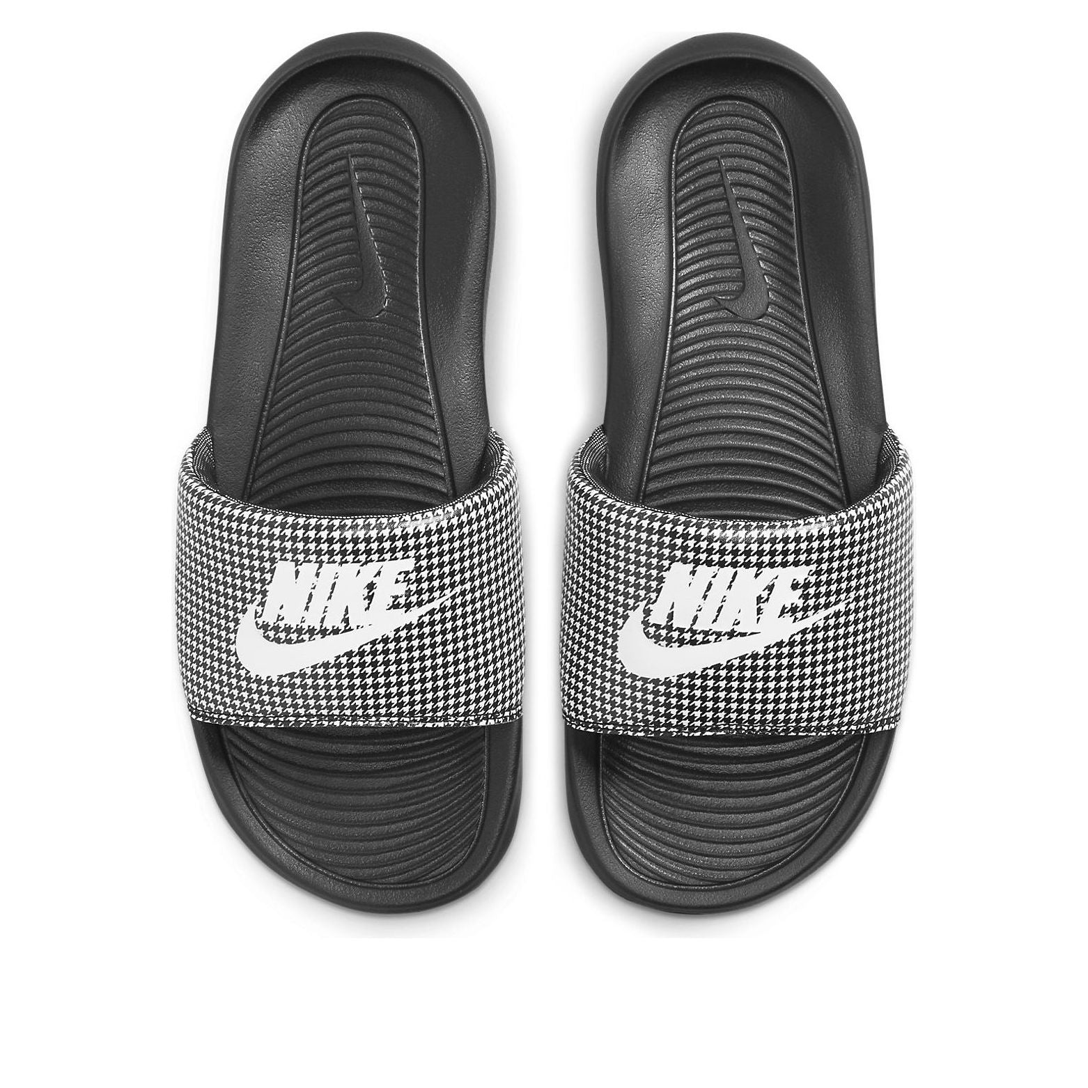 (WMNS) Nike Victori One Printed Slide 'Black Herringbone' CN9676-009