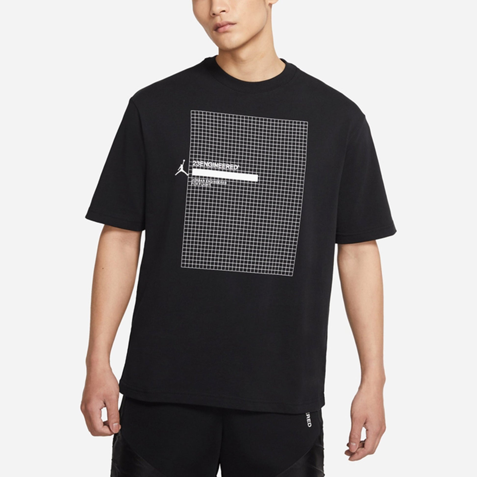 Air Jordan 23 Engineered mesh Sports Round Neck Short Sleeve Black DA9870-010