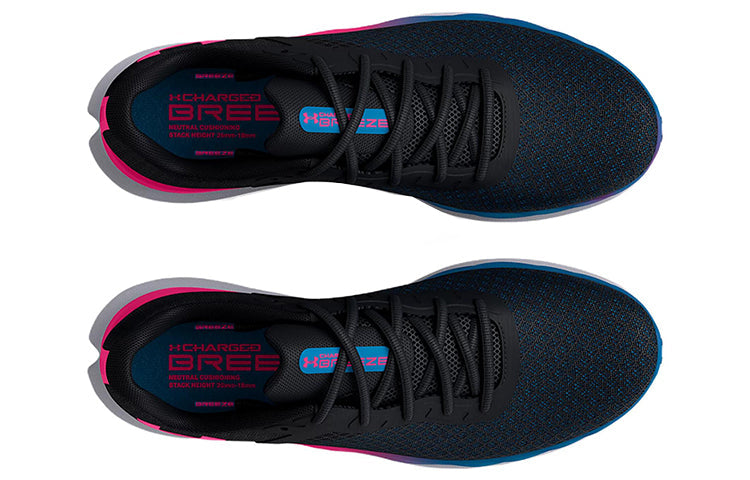 (WMNS) Under Armour Charged Breeze 'Black Electro Pink' 3025130-002