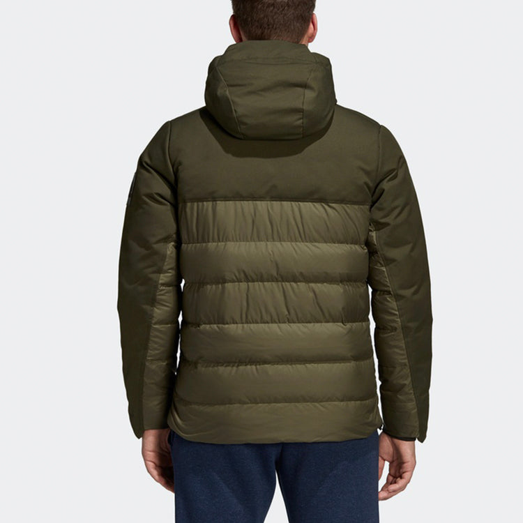 adidas Outdoor With Down Feather Jacket Olive Green CY8622