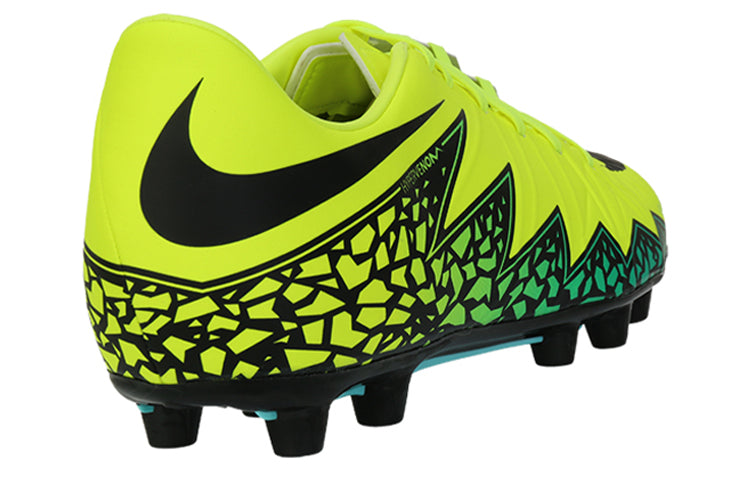 Nike Hypervenom Fatal 2 HG Hard Ground Hard Court Soccer Cleats/Football Boot Green Black 749894-703