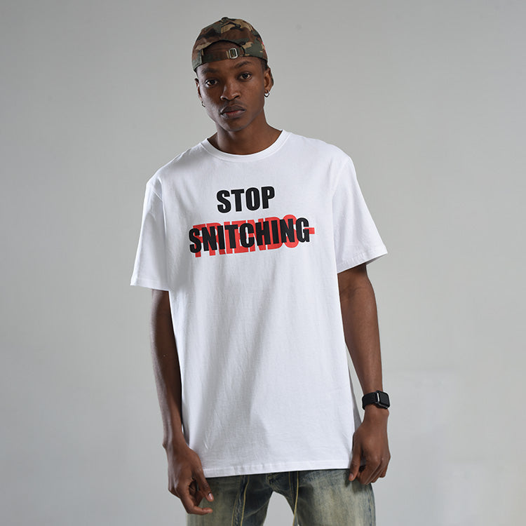 VLONE No Cap Tee Short Sleeve Unisex White VLTE19009