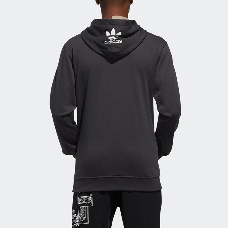 adidas originals Camouflage logo Printing Sports Cozy Pullover Black DX4214