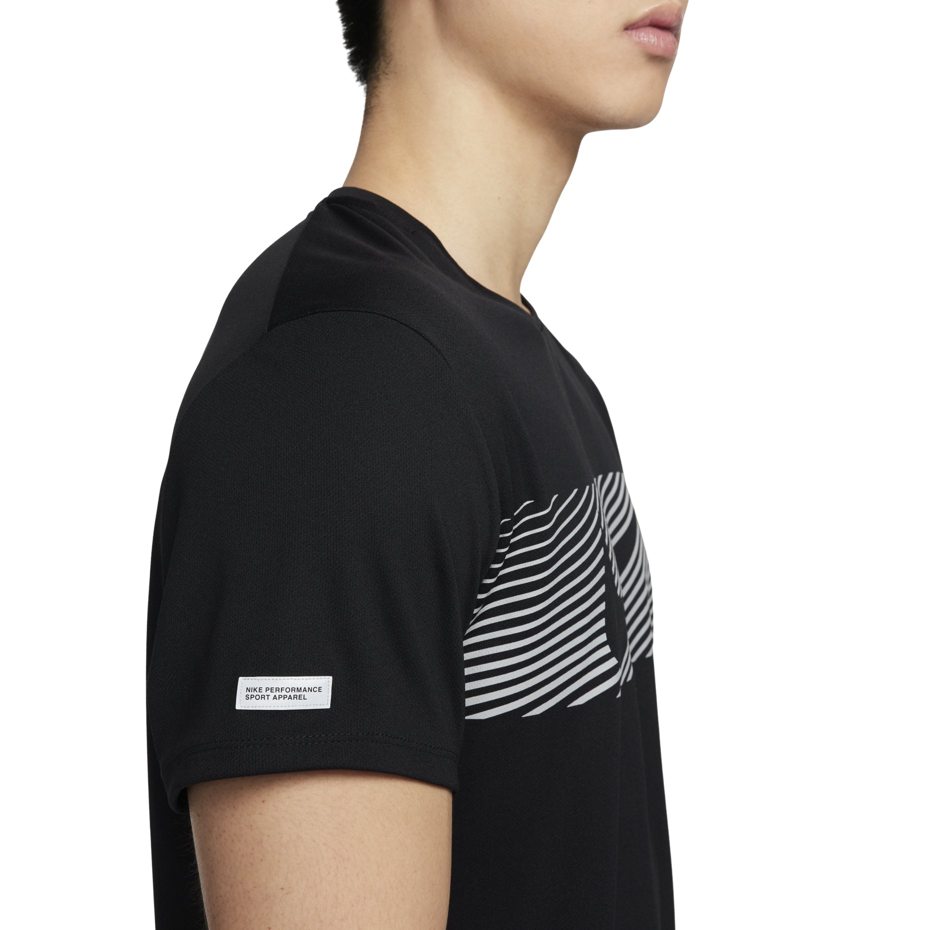 Nike Miler Flash Dri-FIT UV T-Shirt 'Black' FN3052-010