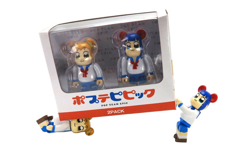 BE@RBRICK Pop Team Epic Suit 100%+100% POP-TEAM