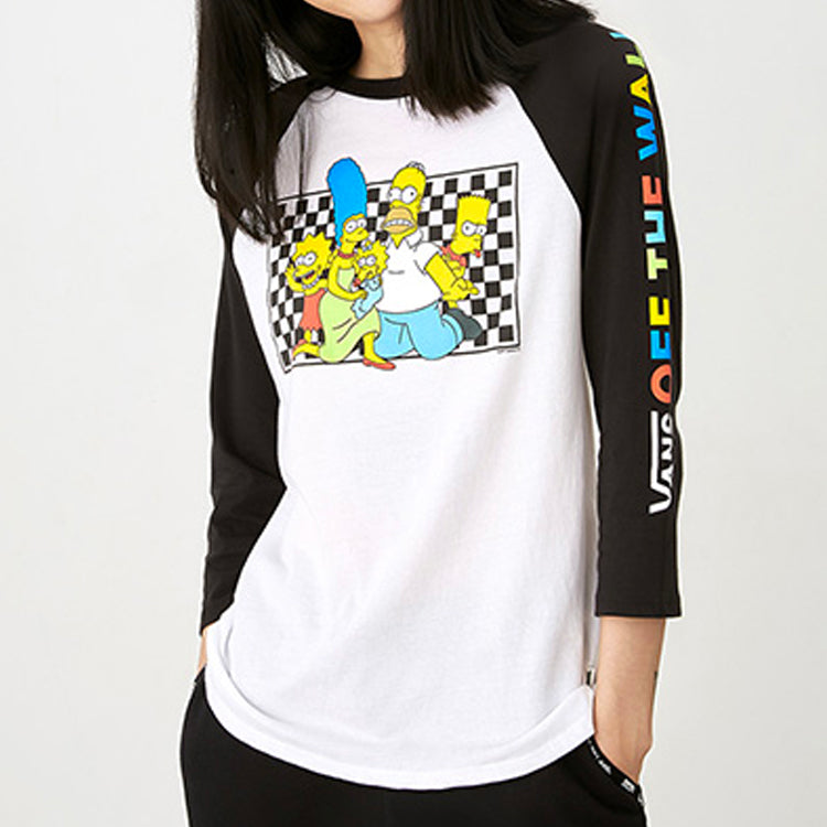 (WMNS) Vans Crossover raglan sleeve White VN0A4V47ZZZ