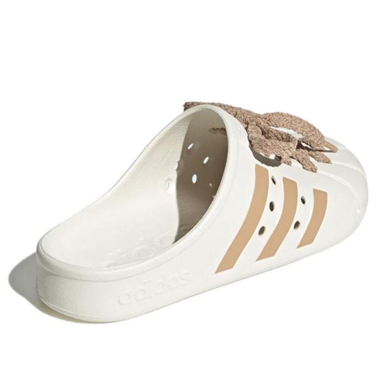 adidas Adilette Clogs Asia Sizing 'Cream White Tan' JQ2117
