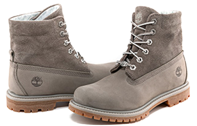 (WMNS) Timberland Roll Top Boots Basic 'Medium Grey with Light Grey' A44S3W