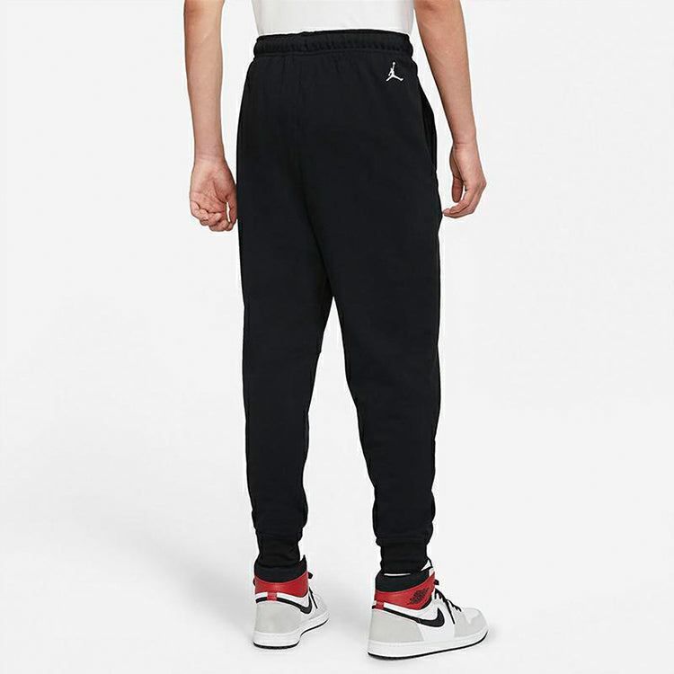 Air Jordan J Sprt Dna Hbr Flc Pant Leisure Sports Knit Trousers Men s Black DM3232-010