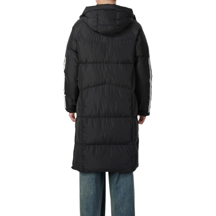 adidas LONG DOWN JKT Asia Sizing 'Black' JG3840