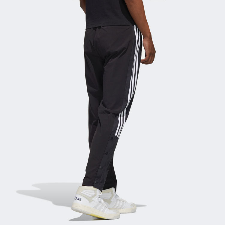 adidas neo Sports Stripe Casual Long Pants Black GJ8958