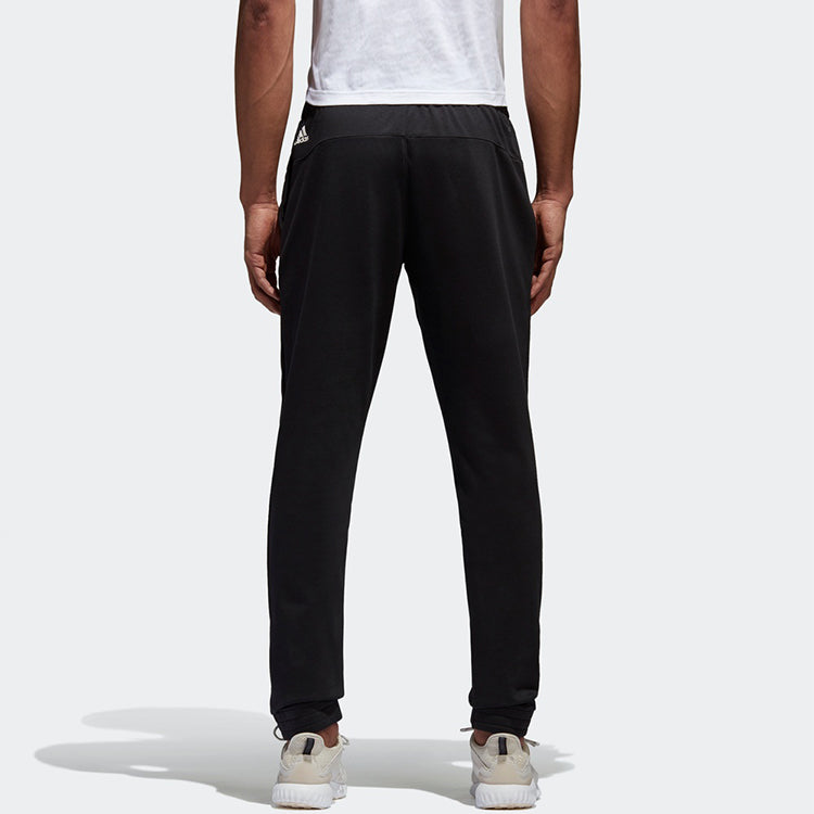 adidas Training Elastic Knit Sports Pants Black AB6066
