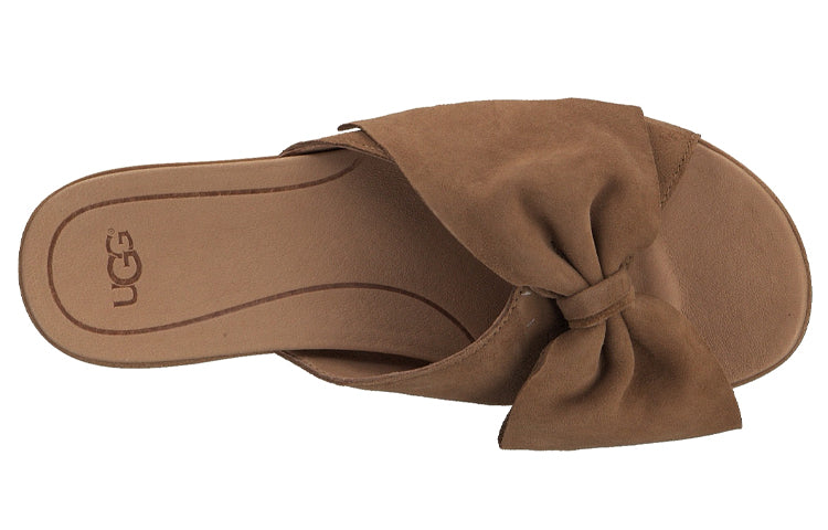 (WMNS) UGG Bow Open Toe Slippers 1099803-CHE