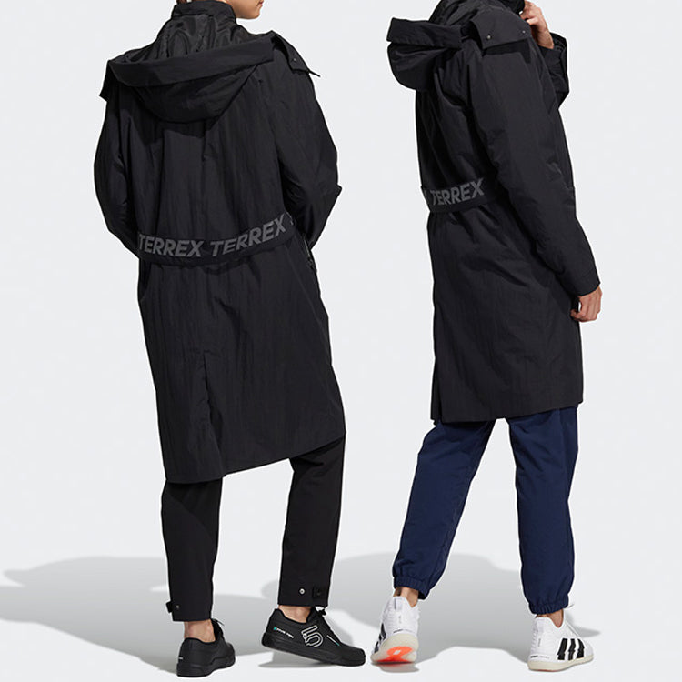 adidas Casual 3-In-1 Long Down Jacket 'Black' H13847